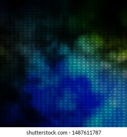 Dark Blue, Green vector layout with lines, rectangles. Abstract gradient illustration with colorful rectangles. Design for your business promotion.