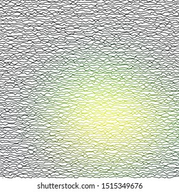 Dark Blue, Green vector layout with curves. Brand new colorful illustration with bent lines. Template for cellphones.