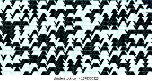 Dark Blue, Green vector layout with lines, triangles. Illustration with colorful gradient triangles. Template for wallpapers.