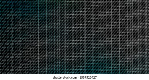 Dark Blue, Green vector layout with lines. Colorful gradient illustration with abstract flat lines. Smart design for your promotions.
