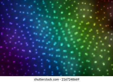Dark Blue, Green vector layout with circle shapes. Modern abstract illustration with colorful water drops. Pattern for beautiful websites.
