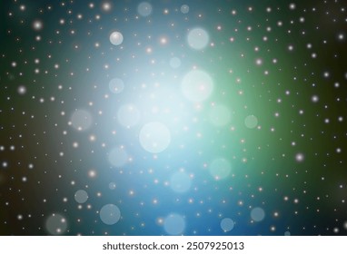 Dark Blue, Green vector layout in New Year style. A colorful design in Christmas style with gradient. Pattern for booklets, leaflets of education.