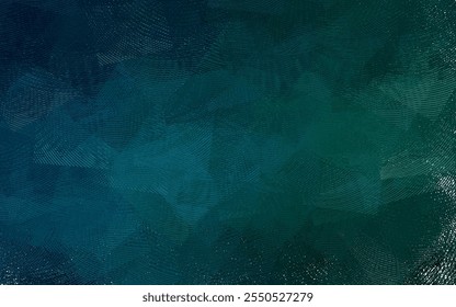 Dark Blue, Green vector layout with wry lines. Brand new colorful illustration in curved style. Best design for your business.