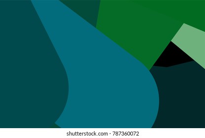 Dark Blue, Green vector layout with flat lines. Capsules on blurred abstract background with gradient. The pattern can be used as ads, poster, banner for medicine.