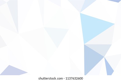 Dark Blue, Green vector low poly cover. Shining polygonal illustration, which consist of triangles. Triangular pattern for your design.