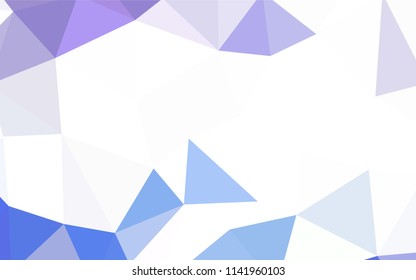 Dark Blue, Green vector low poly layout. Polygonal abstract illustration with gradient. Best triangular design for your business.