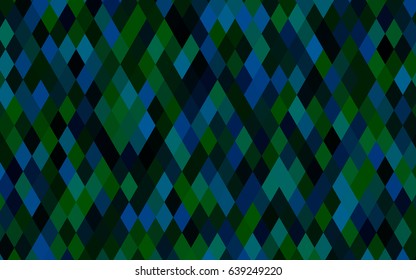 Dark Blue, Green vector low poly background. Geometric illustration in Origami style with gradient.  A completely new design for your business.