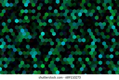 Dark Blue, Green vector low poly background. A sample with a polygonal design. Low poly illustration, low polygonal background.