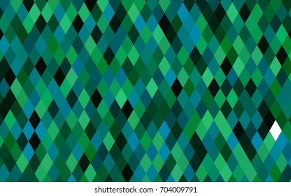 Dark Blue, Green vector low poly template. An elegant bright illustration with gradient. The elegant pattern can be used as part of a brand book.