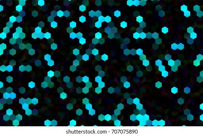 Dark Blue, Green vector low poly background. A sample with a polygonal design. Low poly illustration, low polygonal background.
