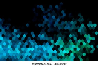 Dark Blue, Green vector low poly background. A sample with a polygonal design. Low poly illustration, low polygonal background.