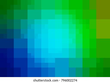 Dark Blue, Green vector Low poly crystal background. Polygon design pattern. Low poly illustration, low polygon background.