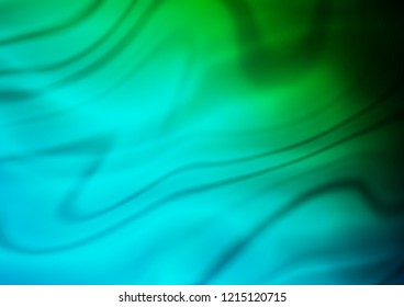 Dark Blue, Green vector modern elegant pattern. Creative illustration in halftone style with gradient. Brand new style for your business design.