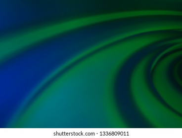 Dark Blue, Green vector modern elegant template. Colorful abstract illustration with gradient. The elegant pattern for brand book.