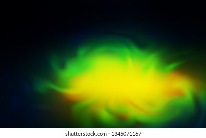 Dark Blue, Green vector modern elegant backdrop. Glitter abstract illustration with gradient design. Completely new design for your business.