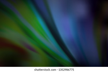 Dark Blue, Green vector modern elegant background. Glitter abstract illustration with gradient design. Elegant background for a brand book.