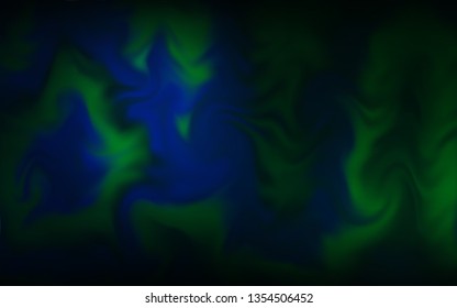 Dark Blue, Green vector modern elegant layout. Shining colored illustration in smart style. New style design for your brand book.