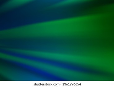 Dark Blue, Green vector modern bokeh pattern. A completely new color illustration in a bokeh style. A new texture for your design.