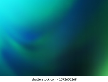 Dark Blue, Green vector modern elegant template. Colorful illustration in abstract style with gradient. The blurred design can be used for your web site.