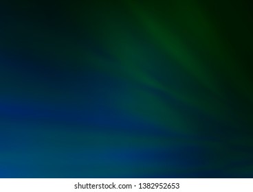 Dark Blue, Green vector modern elegant background. Colorful illustration in abstract style with gradient. The blurred design can be used for your web site.
