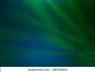 Dark Blue, Green vector modern elegant template. Colorful illustration in blurry style with gradient. A completely new template for your design.