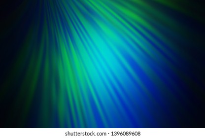 Dark Blue, Green vector modern elegant backdrop. Colorful abstract illustration with gradient. Smart design for your work.