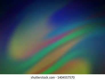 Dark Blue, Green vector modern elegant background. Glitter abstract illustration with an elegant design. The blurred design can be used for your web site.