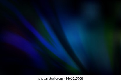 Dark Blue, Green vector modern elegant background. A completely new colored illustration in blur style. New style for your business design.