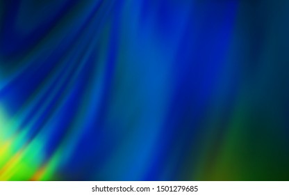 Dark Blue, Green vector modern elegant background. An elegant bright illustration with gradient. New design for your business.