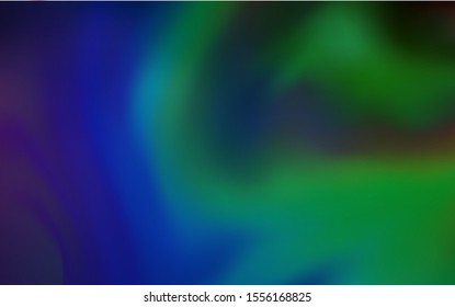 Dark Blue, Green vector modern elegant backdrop. Modern abstract illustration with gradient. New style design for your brand book.