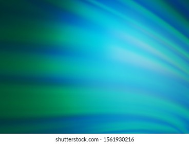Dark Blue, Green vector modern bokeh pattern. A completely new color illustration in a bokeh style. A completely new template for your design.