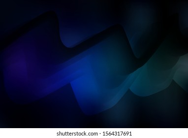 Dark Blue, Green vector modern elegant background. Colorful abstract illustration with gradient. The best blurred design for your business.