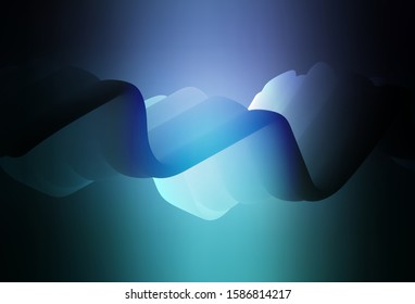 Dark Blue, Green vector modern elegant backdrop. Creative illustration in halftone style with gradient. New style for your business design.