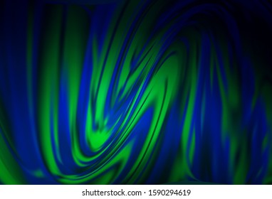 Dark Blue, Green vector modern elegant background. Colorful abstract illustration with gradient. Background for designs.