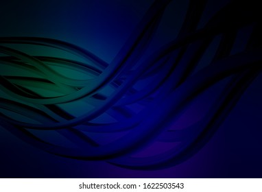 Dark Blue, Green vector modern elegant layout. Creative illustration in halftone style with gradient. New style design for your brand book.