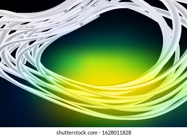 Dark Blue, Green vector modern elegant backdrop. Colorful illustration in abstract style with gradient. New style for your business design.