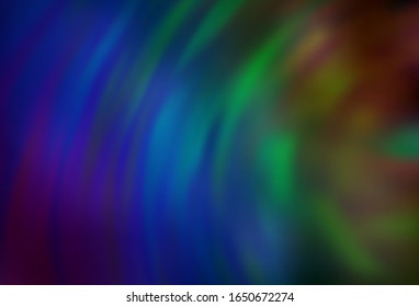 Dark Blue, Green vector modern elegant background. New colored illustration in blur style with gradient. Completely new design for your business.