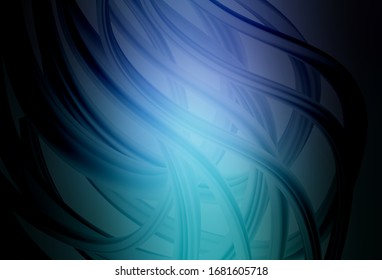 Dark Blue, Green vector modern elegant background. New colored illustration in blur style with gradient. New style design for your brand book.