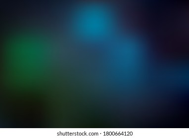 Azul oscuro, verde vector moderno y elegante fondo. Una ilustración de color completamente nueva en un estilo borroso. Fondo para un teléfono móvil.