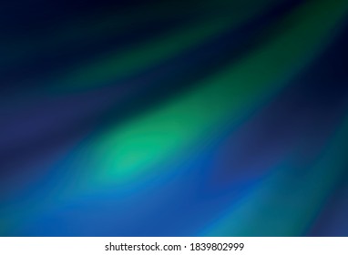 Dark Blue, Green vector modern elegant backdrop. A completely new colored illustration in blur style. Background for a cell phone.