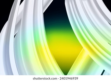 Azul oscuro, verde vector moderno y elegante fondo. Ilustración colorida brillante de estilo inteligente. Diseño borroso para su sitio web.