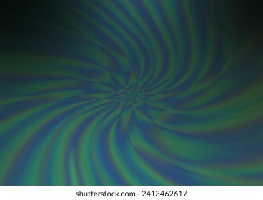 Dark Blue, Green vector modern elegant background. Colorful illustration in blurry style with gradient. The template can be used for your brand book.