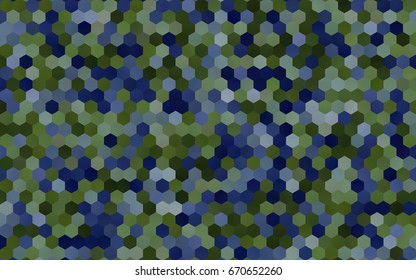 Dark Blue, Green vector modern geometrical abstract background. Texture, brand-new background. Geometric background in Origami style with gradient. 