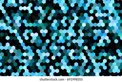 Dark Blue, Green vector modern geometrical abstract background. Texture, brand-new background. Geometric background in Origami style with gradient. 
