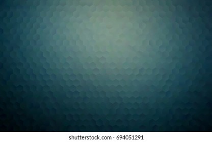 Dark Blue, Green vector modern geometrical abstract background. Texture, brand-new background. Geometric background in Origami style with gradient. 