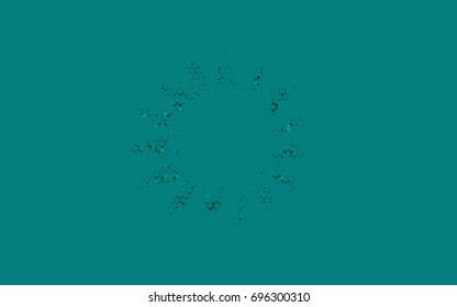 Dark Blue, Green vector modern geometrical abstract background. Texture, brand-new background. Geometric background in Origami style with gradient. 