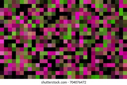 Dark Blue, Green vector modern geometrical background. Abstract template. Geometric pattern in square style with gradient.