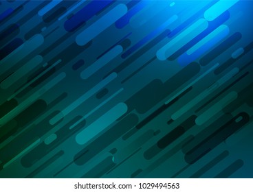 Dark Blue, Green vector natural elegant template. Sketchy hand drawn doodles on blurred background. The textured pattern can be used for website.