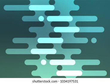 Dark Blue, Green vector natural abstract background. Colorful illustration in abstract style with doodles and Zen tangles. The pattern can be used for wallpapers and coloring books.