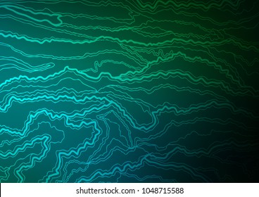 Dark Blue, Green vector natural abstract pattern. Sketchy hand drawn doodles on blurred background. The elegant pattern can be used as a part of a brand book.